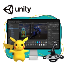 Мир игр на Unity 2D на популярном движке + AI-помощники - КИБЕРшкола программирования для детей, компьютерные курсы для школьников, начинающих и подростков - KIBERone г. Вязники